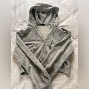 Brandy Melville cropped grey jacket
